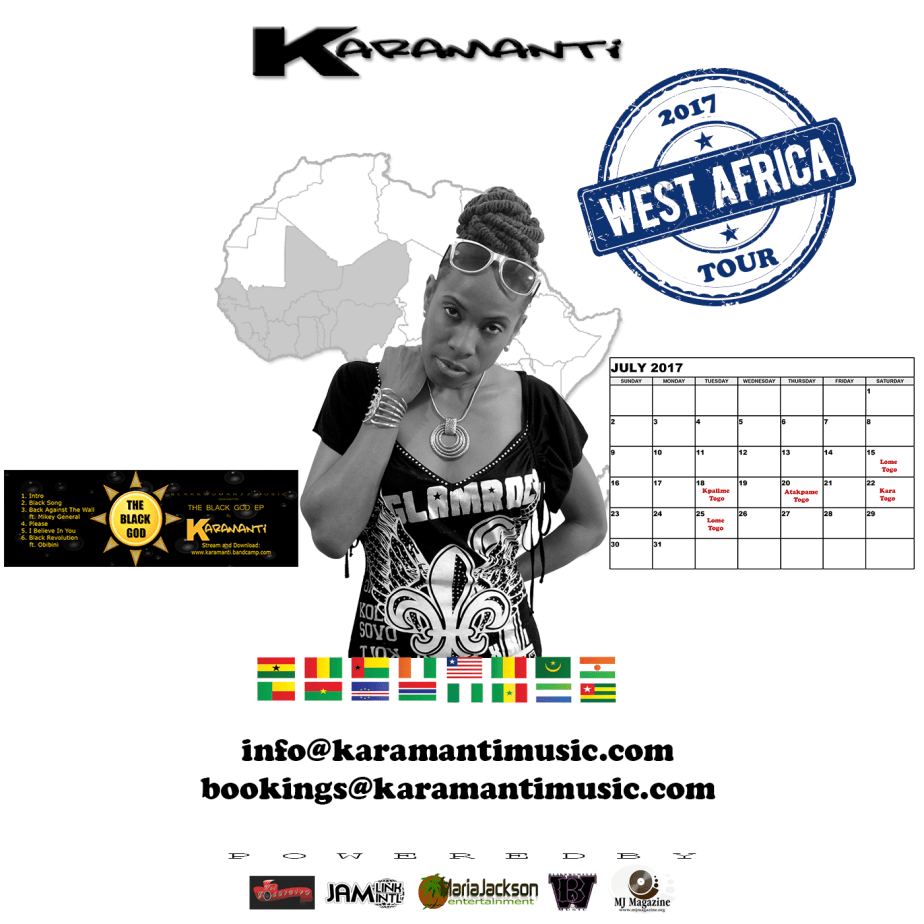 Kara West Africa Tour 2017