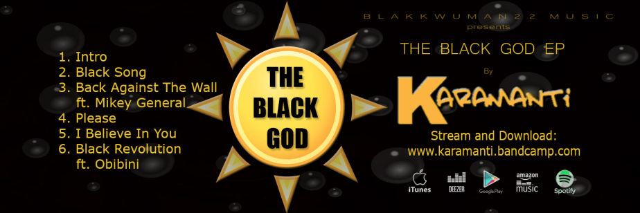 Black God with store logos